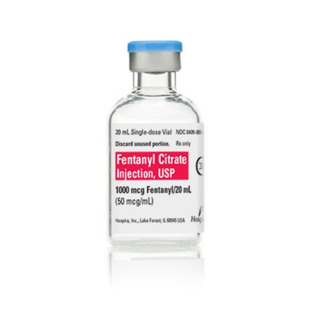 Fentanyl Citrate 0.05mg/mL 20mL 25/FTV