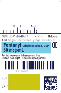 Fentanyl Citrate 0.05 mg/mL 50mL 1/Vial