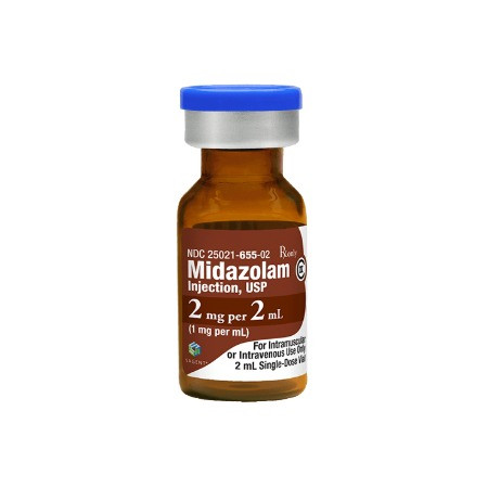 Midazolam 1mg/mL 2mL 10/SDV