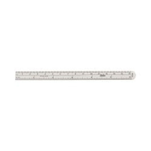 Steel Ruler 6" Inches and Millimeters-1/EA