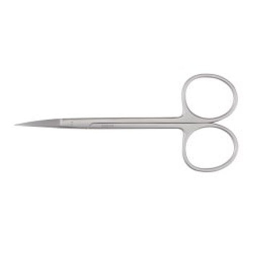 Sc iris scissors 4-3/8" cvd sharp 1/serr blade 1/EA