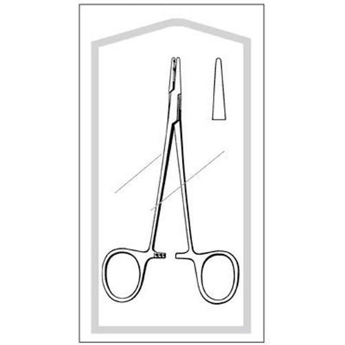 Halsey Needle Holder TC 5-1/8" Serr-1/EA