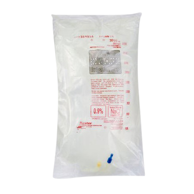 Sodium Chloride 0.9% Irrigation Solution 3000mL 4/Flex Bag