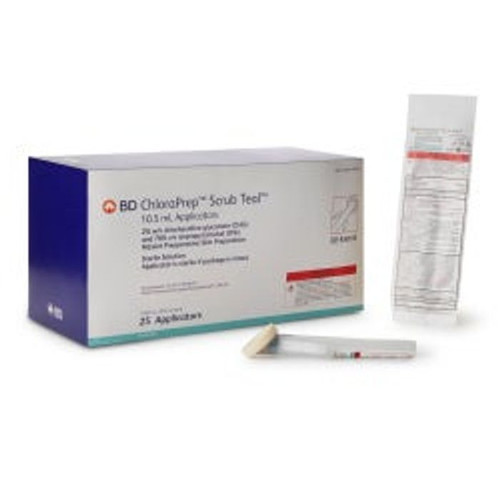 ChloraPrep Scrub Teal 26 mL Applicator 2% / 70% Strength CHG  / Isopropyl Alcohol Sterile 25/Case