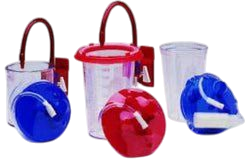 Suction Canister Liner Medi-Vac® CRD™ 1500 mL Shut-Off Valve / Locking Lid 100/Case