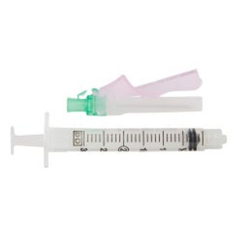 Hypodermic Syringe/NDL 21gx1 -1/2" 3cc 100/BX
