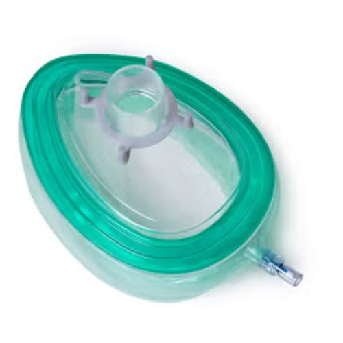 Anesthesia Mask Venticaire Tail Valve Style Pediatric Size 2 Hook Ring 1/Each