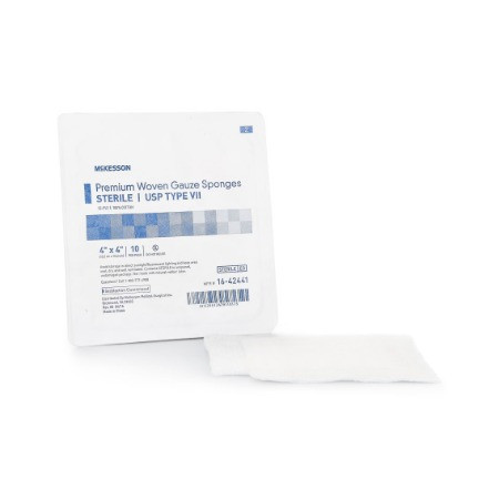 Gauze Sponge 4X4" Sterile 12-Ply Square 10/Tray