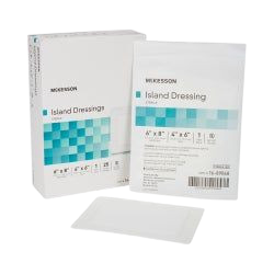 Island Dressing 6 X 8" Rectangle Sterile 25/Box