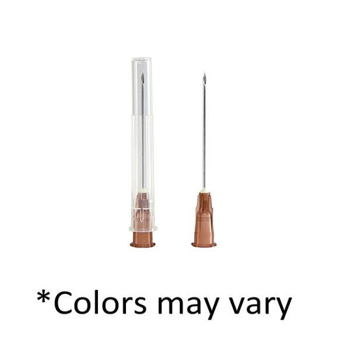 Hypodermic Needle NonSafety 25 Gauge 1-1/2 Inch Length 100/Bx