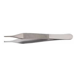 Tissue Forceps Adson 4-3/4" Office Grade NonSterile NonLocking Thumb Handle Straight 1/Each