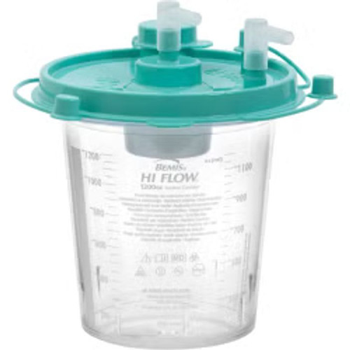 Suction Canister, Rigid Canister, DISS, 1500 cc 48/Case