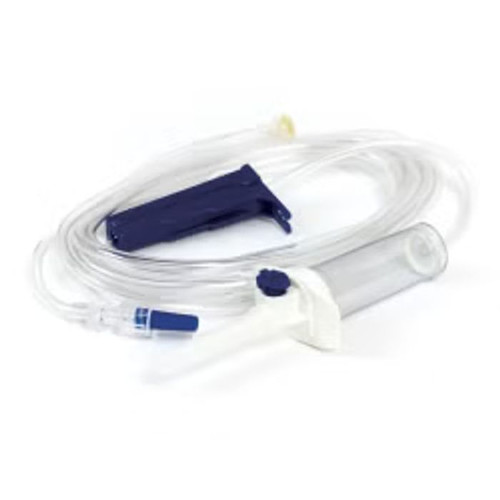 TrueCare™ Primary IV Administration Set Gravity 1 Port 20 Drops / mL Drip Rate 15 Micron Filter / 0.2 Micron Filter 92 Inch Tubing Solution Flow Regulator 40/Box