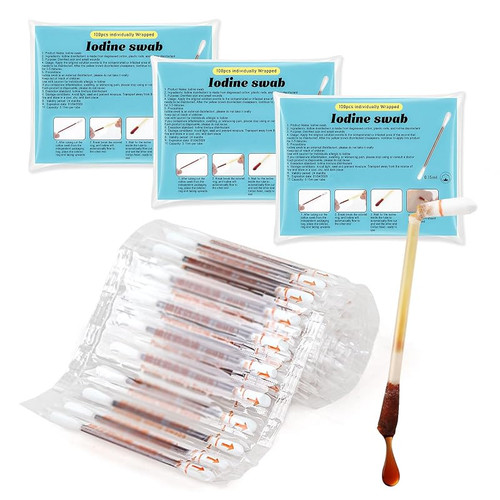 Prep Swabstick Povidone-Iodine 10% Sterile 25/Box