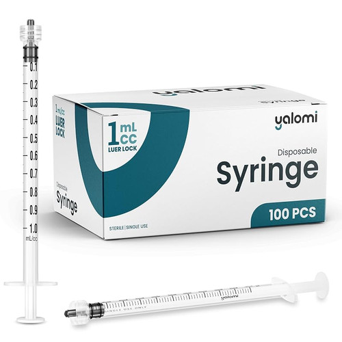 Tuberculin Syringe 25gx5/8" 1cc Attached Needle 100/Box