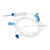 IV Set, 15 Drops Per mL, 110" Length, 21 mL Priming Volume, 1 Slide Clamp, 2 AMSafe Needle 50/Case