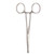 Hemostatic Forceps McKesson Kelly 5-1/2 Inch Length Floor / Office Grade Pakistani Stainless Steel NonSterile Locking Finger Ring Handle Curved Serrated Tips 1/Each