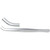5" (12.7 cm) Straight Semken Tissue Forceps with 1 x 2 Teeth 1/Each