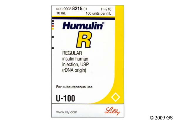 Humulin R 100 un/ml 3ml MDV (Refrigerated) 1/Each