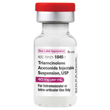 Kenalog ® Triamcinolone Acetonide 40mg/mL 10mL 1/MDV