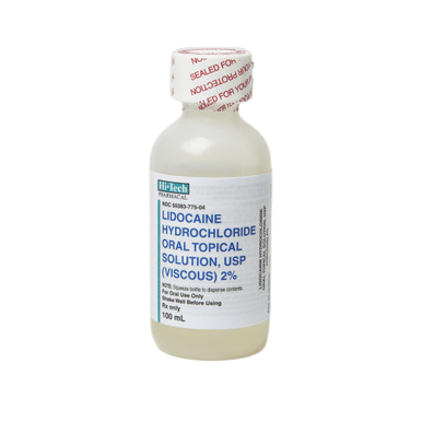 Lidocaine HCl 2% Viscous Oral Solution 100mL 1/Bottle