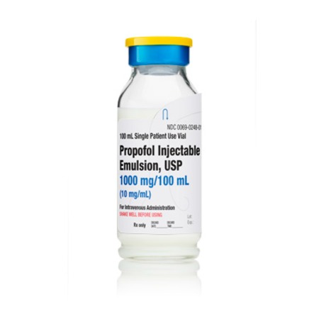 Propofol IV Emulsion 10mg/mL 100mL 10/SDV