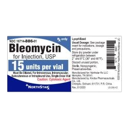 Bleomycin Sulfate Injection 15U 10mL 1/Vial (REF)