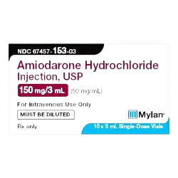 Amiodarone 50mg/mL 3mL 25/SDV