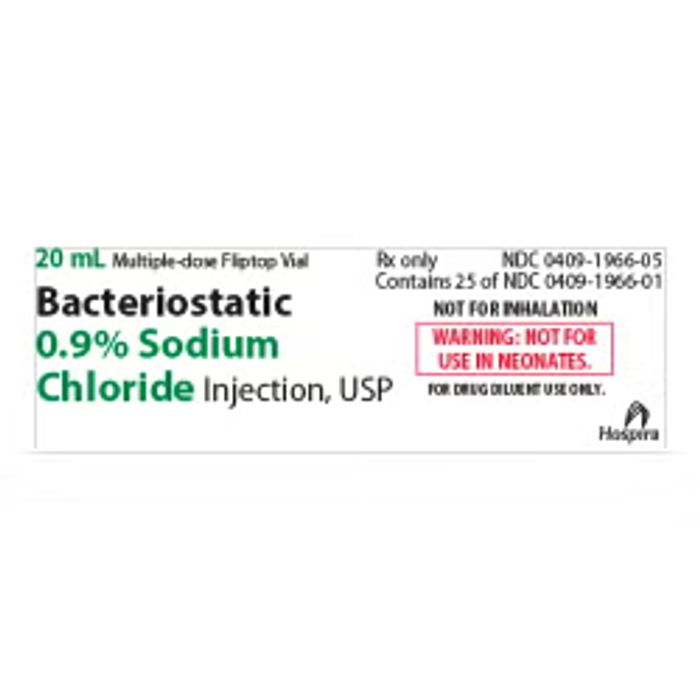 Sodium Chloride IV Solution 0.9% 50mL/100mL FILL 84/CS