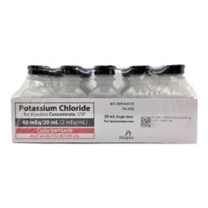 Potassium Chl 20mEq K+/L in Dex 5% - NaCl 0.9% Inj Sol 12x1000mL bags