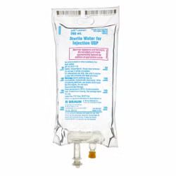 Sterile Water IV Solution 250mL 24/Flex Cont.