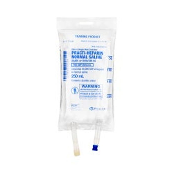 Heparin Sodium & Sodium Chloride IV Sol 0.9% 2U/mL 500mL 24/Flex Bag