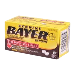 Bayer Aspirin 325mg Tablet 100/Box