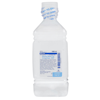 Sterile Water Irrigation Solution 500mL 18/Bottle