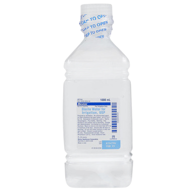 Sterile Water Irrigation Solution 1000mL 12/Bottle