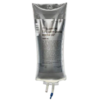 Dextrose / Sodium Chloride 5% - 0.45% IV Solution 500mL 24/Flex Bag