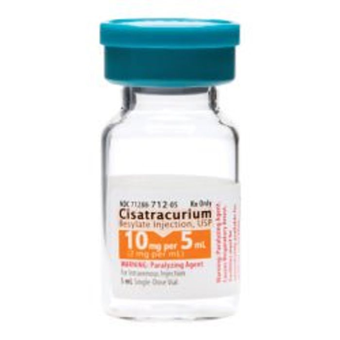 Cisatracurium Besylate IV 2mg/mL 5mL 10/SDV (REF)