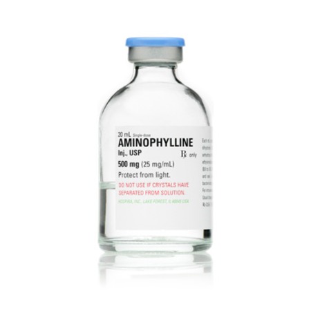 Aminophylline IV Solution 25mg/mL 20mL 25/SDV