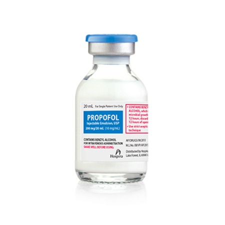 Propofol IV Emulsion 10mg/mL 20mL 25/SDV