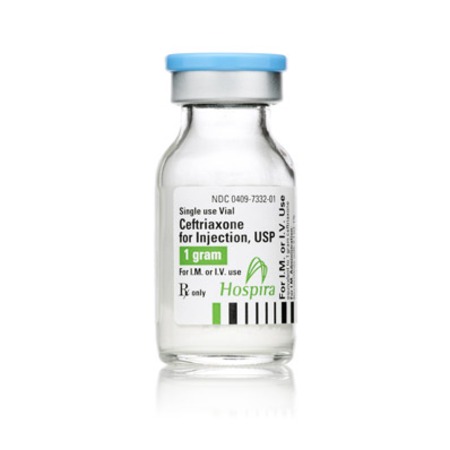 Ceftriaxone Sodium 1gm 10/SDV