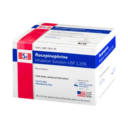 S2 Racepinephrine Inhalation Nebulization Sol. 2.25% 30/Plastic Cont.