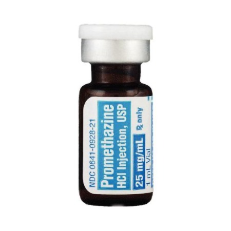 Promethazine HCL 25mg/mL 1mL 25/SDV