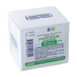Promethazine HCL 50mg/mL 1mL 25/Amp
