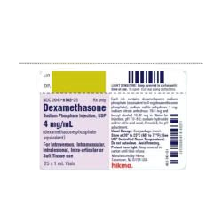 Dexamethasone Sodium Phosphate 4mg/mL 5mL 25/MDV