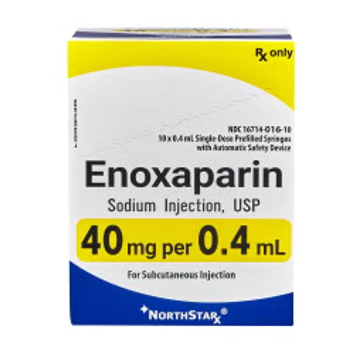 Enoxaprin Sodium Injection 40mg/0.4ml 10/Syringes