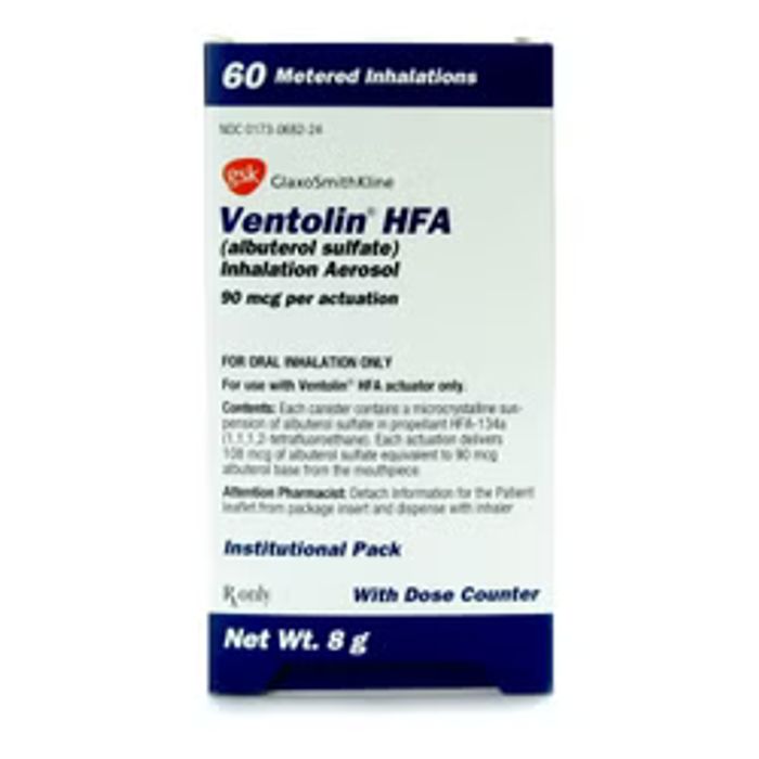 Albuterol Sulfate HFA INH Aersol 90mcg 6.7gm 200 Dose 1/Each