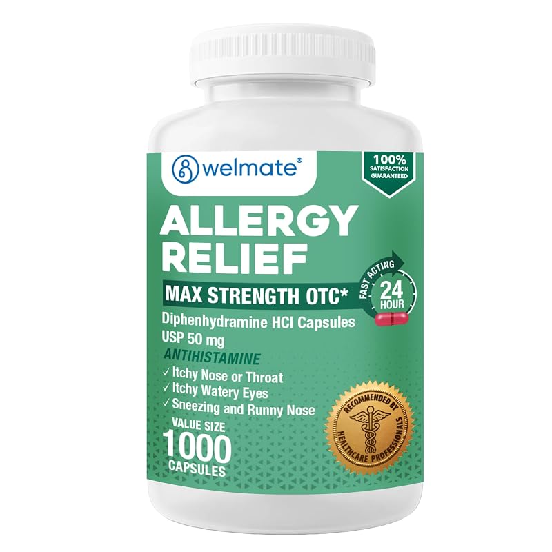 Diphenhydramine HCl Cap 50mg 100/Bottle