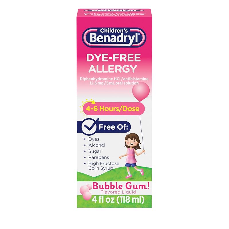 Diphenhydramine Elixir 12.5mg/5mL 118mL 1/Bottle