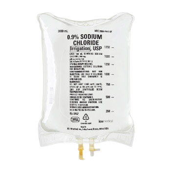 Sodium Chloride 0.9% Irrigation Solution 2000mL 6/Flex Bag
