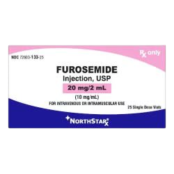 Furosemide (PF) Injection 10mg/mL 10mL 25/SDV